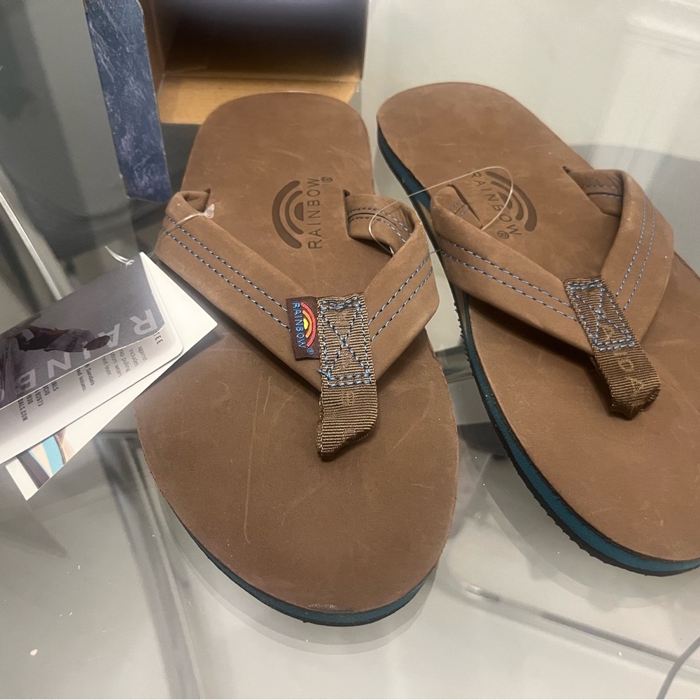 Rainbow Men's Brown Sandals